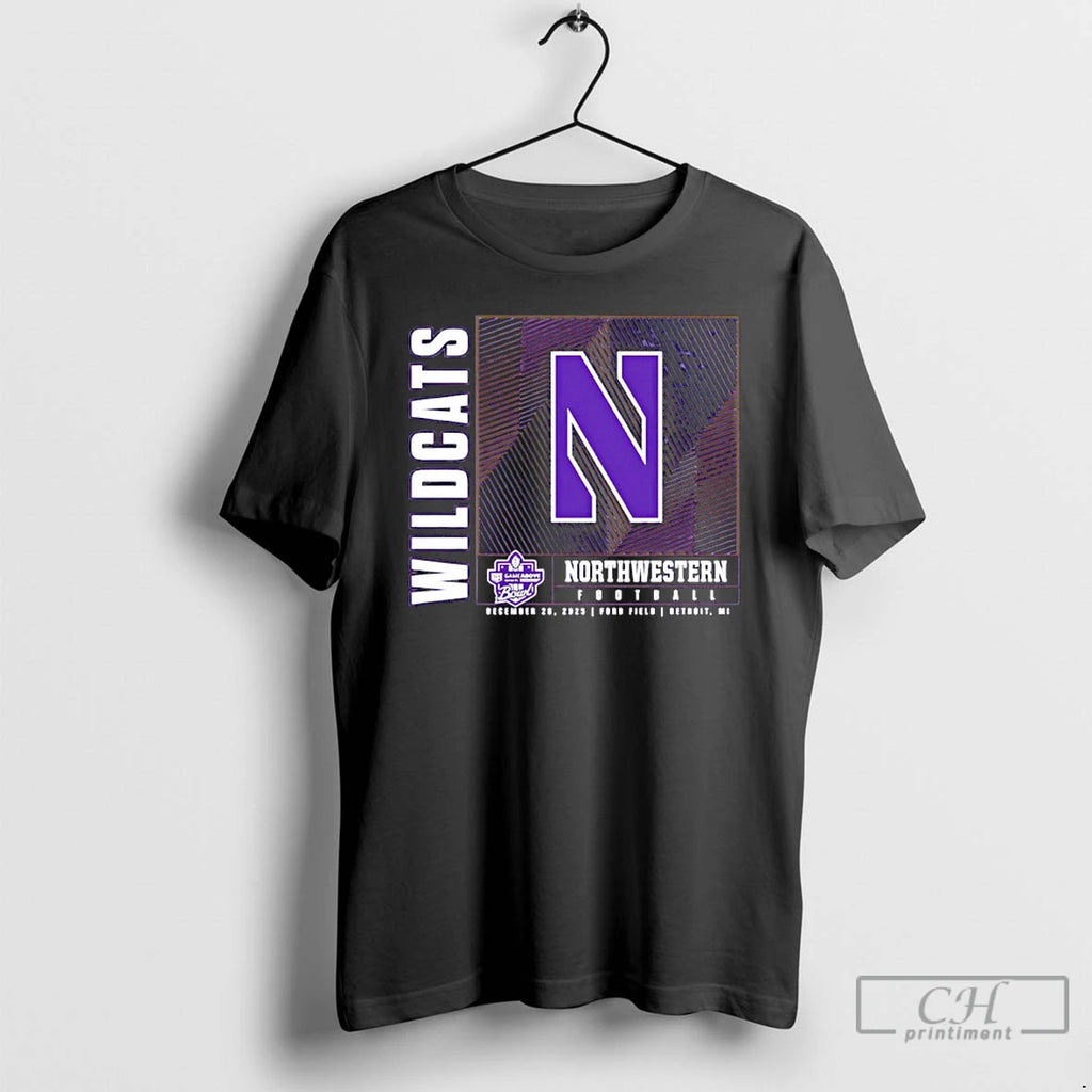 Premium Wildcats Northwestern 2025 Gameabove Sports Bowl Line Art