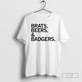 Premium Wisconsin Brats Beers And Badgers Christmas Shirt Sweater