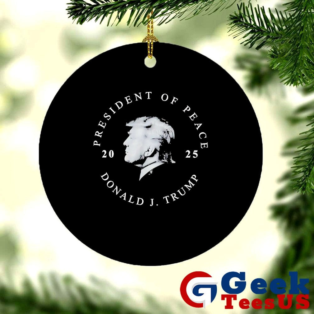President of Peace Donald J Trump 2025 shirt