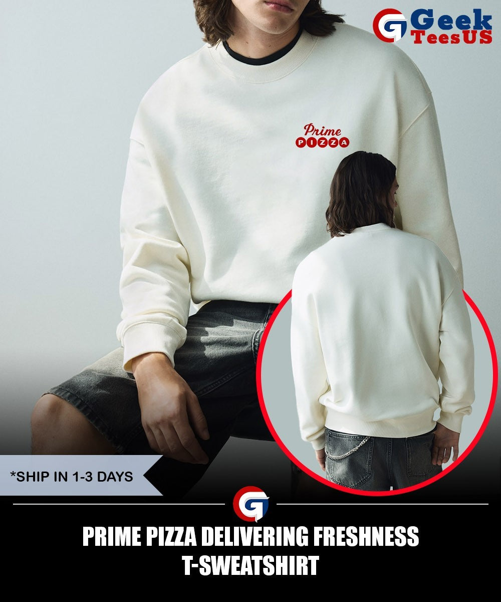 Prime Pizza delivering freshness shirt