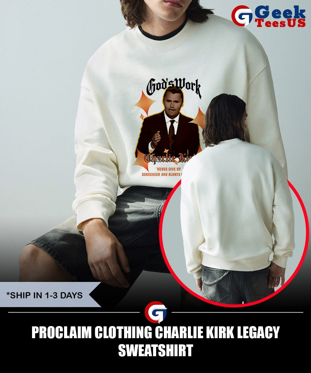 Proclaim Clothing Charlie Kirk Legacy shirt