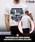 Professional Bull Riders Anaheim Illustration City Of Angels 2025 shirt