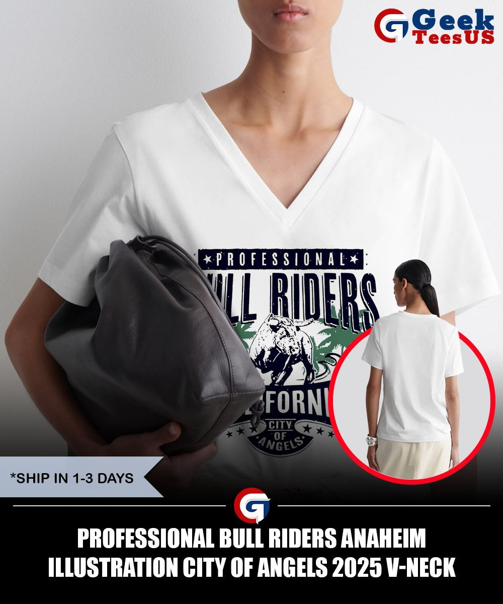 Professional Bull Riders Anaheim Illustration City Of Angels 2025 shirt