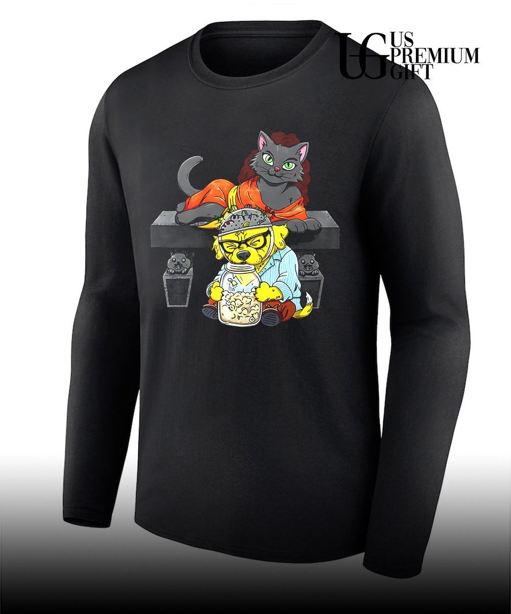 Proton Pets Dogs and Cats Living Together Mass Caring shirt