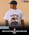 Pudge the Cat Bowling Green Falcon Feline shirt