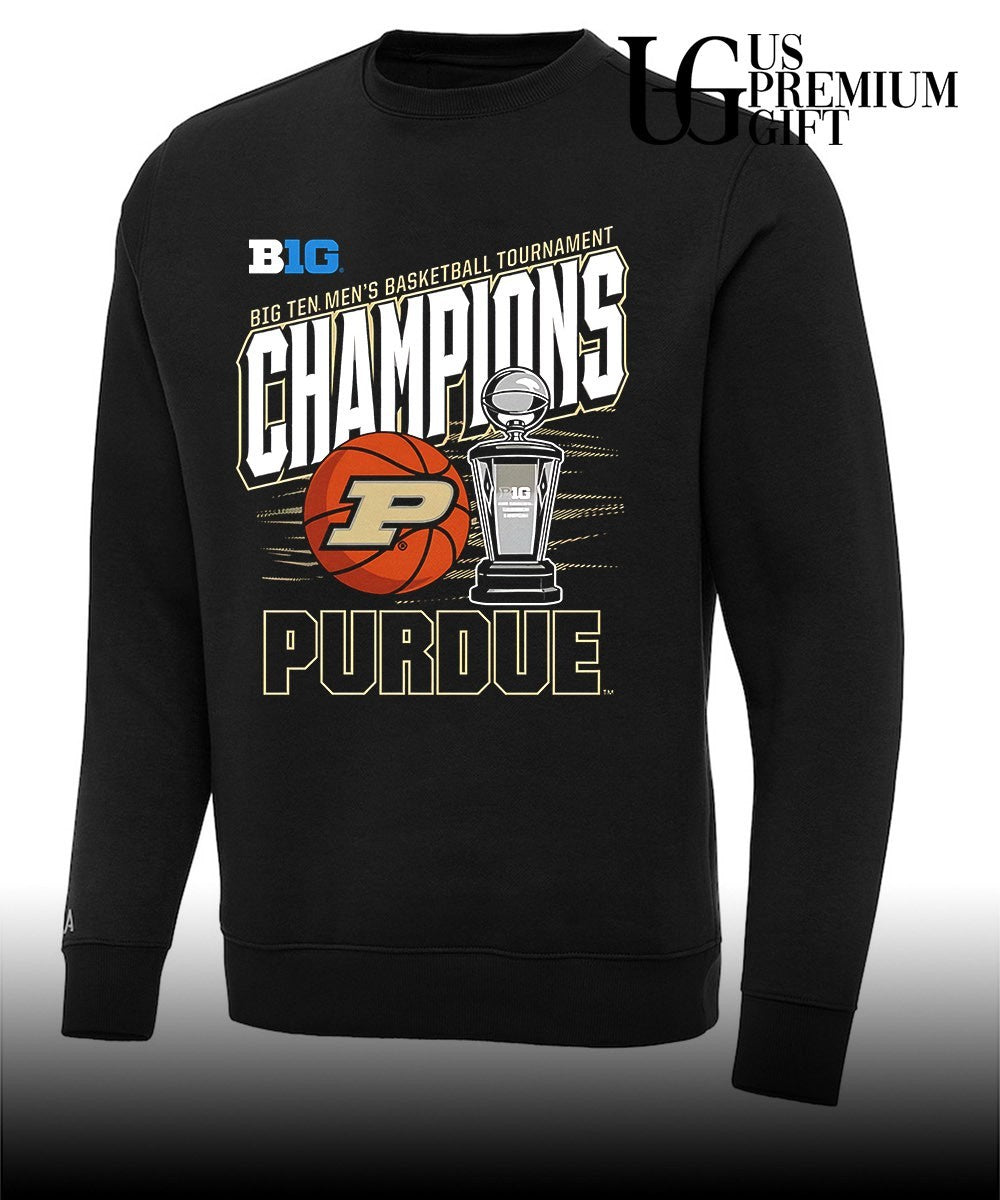 Purdue Boilermakers 2026 Big Ten Men’s Basketball Tournament Champions trophy shirt