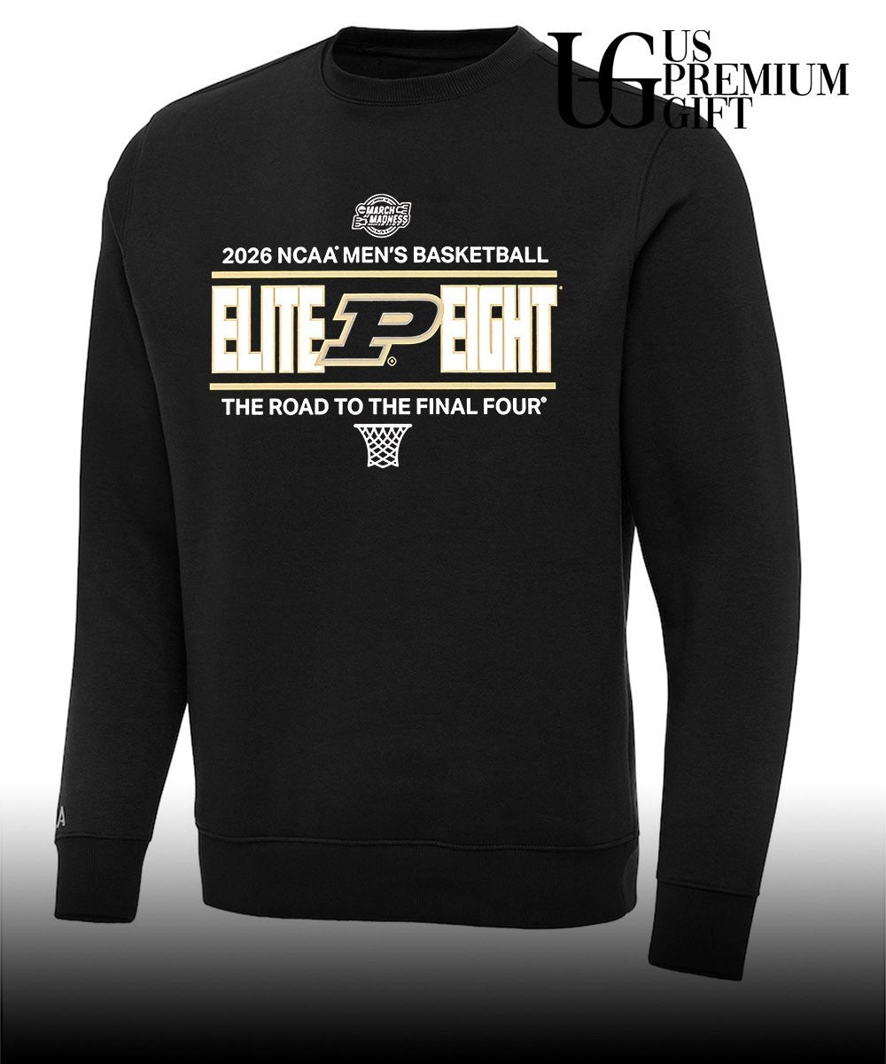 Purdue Boilermakers 2026 NCAA Men’s Basketball Elite 8 Bound the road to the Final Four shirt