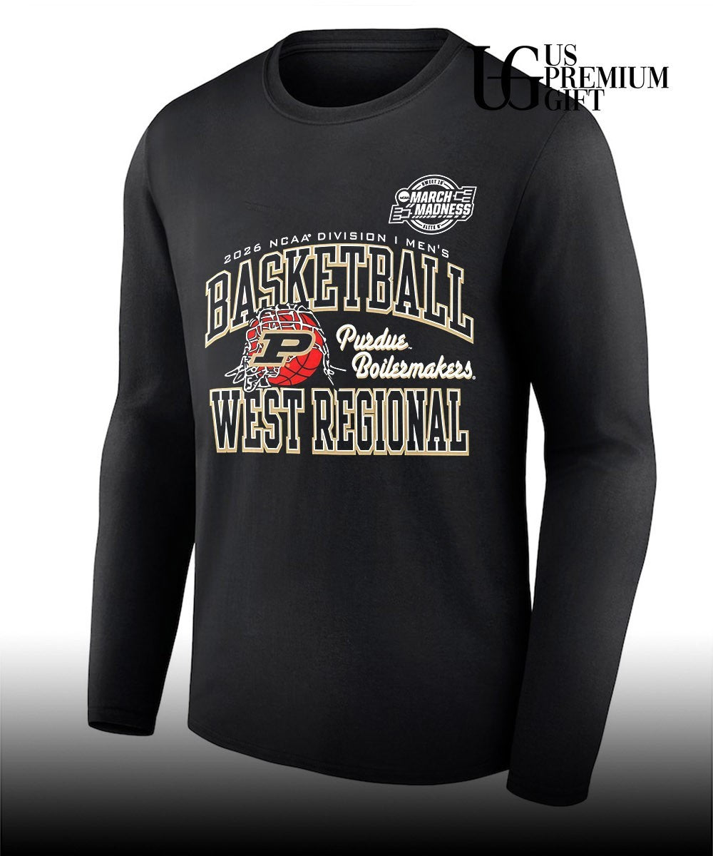 Purdue Boilermakers basketball NCAA Division I March Madness West Regional 2026 shirt