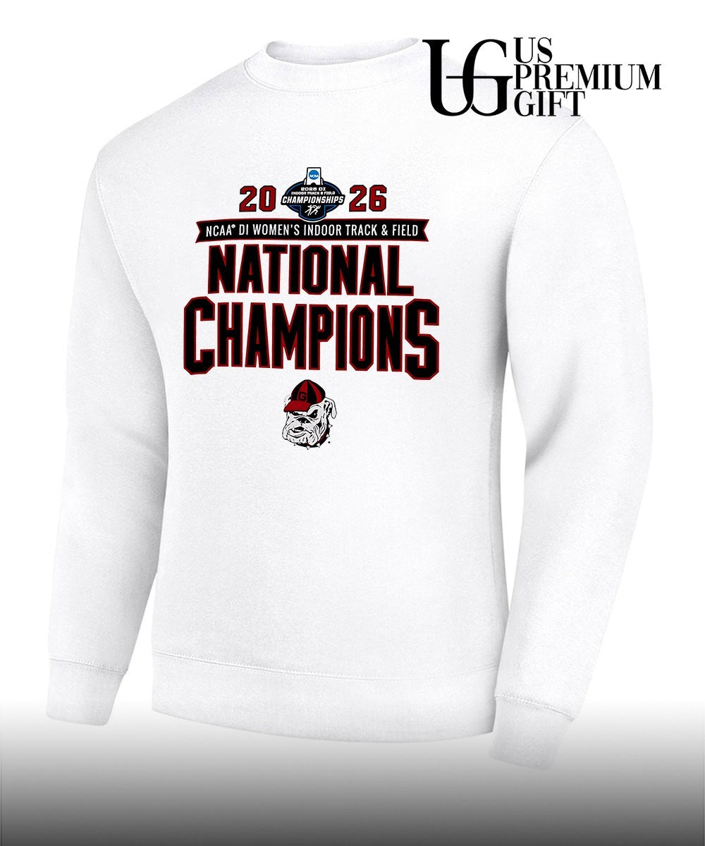 Georgia Bulldogs 2026 NCAA Women’s Indoor Track & Field National Champions T-shirt