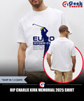 RIP Charlie Kirk Memorial 2025 shirt