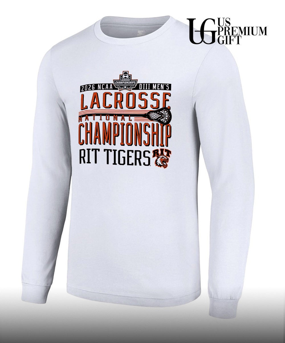 RIT Tigers NCAA Division III Men’s Lacrosse National Championship 2026 shirt
