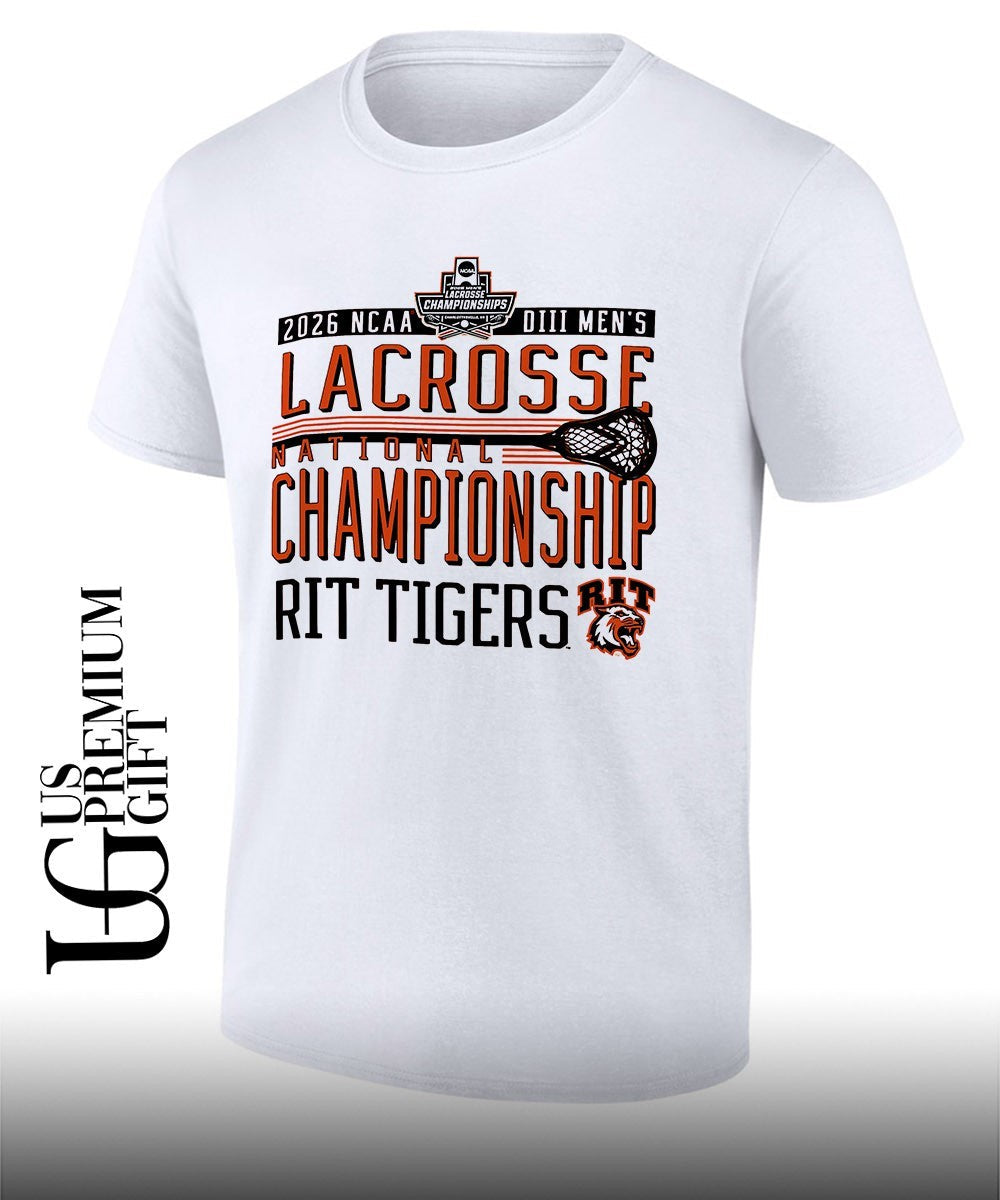 RIT Tigers NCAA Division III Men’s Lacrosse National Championship 2026 shirt