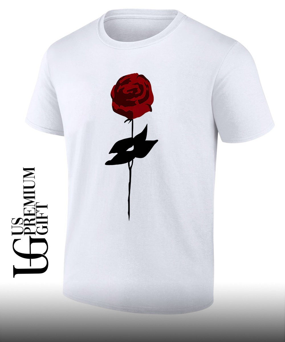 RJ Decker Catherine Delacroix Red Rose shirt