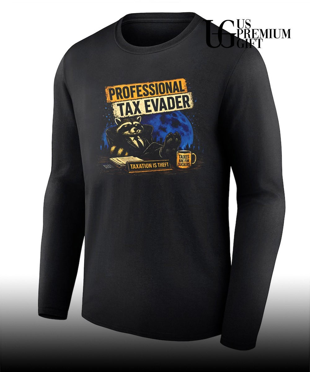 Raccoon professional tax evader shirt