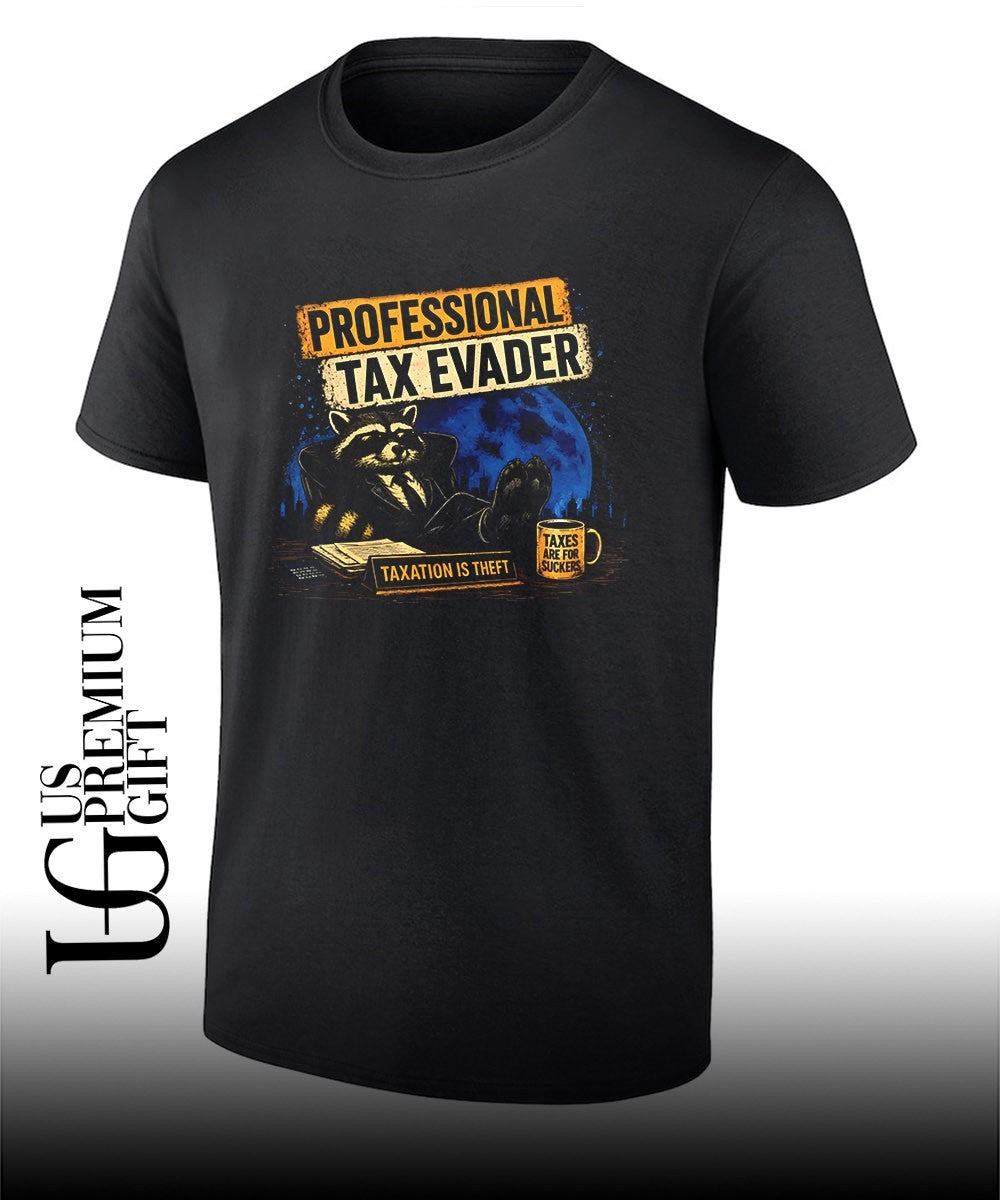 Raccoon professional tax evader shirt
