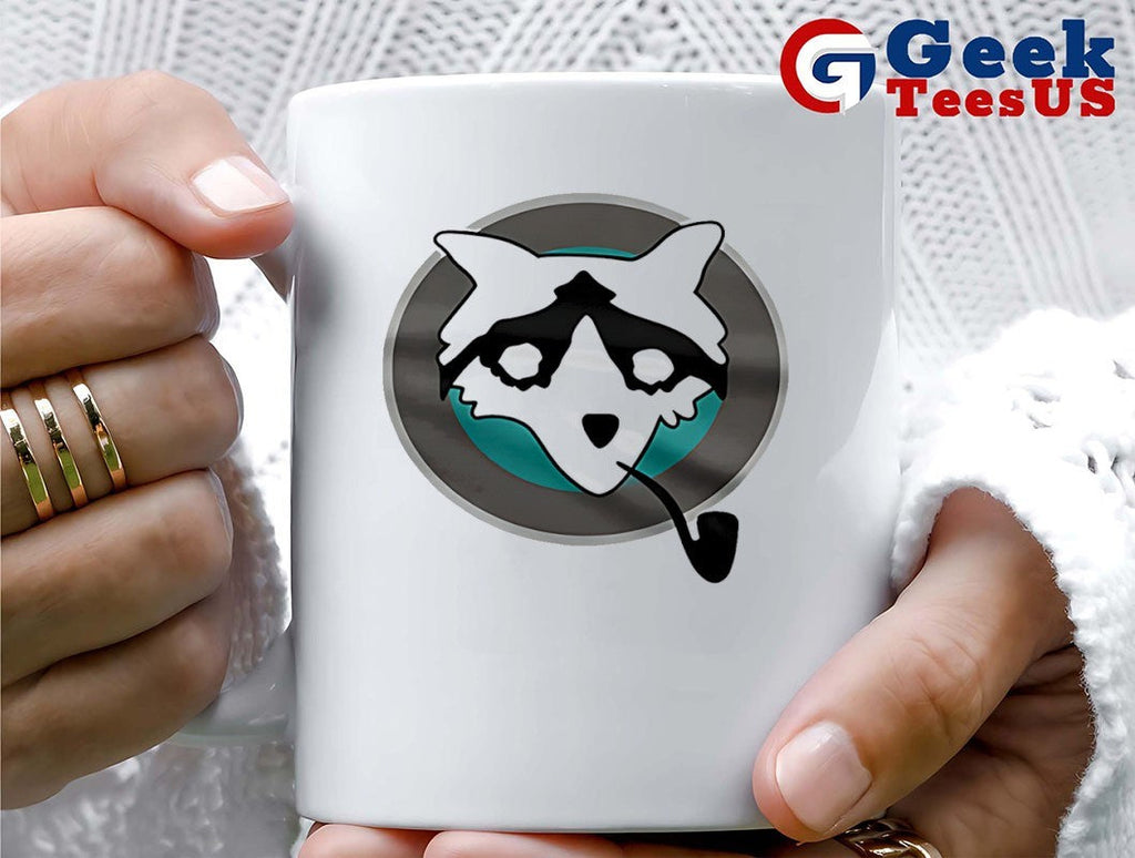 Raccoon with pipe shirt