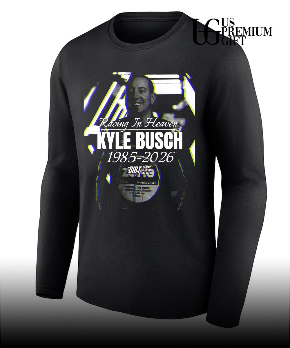 Racing In Heaven Kyle Busch NASCAR Cup Series 1985-2026 shirt