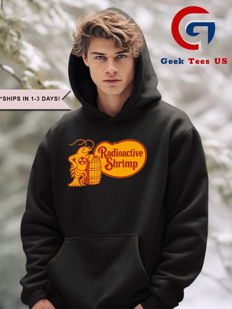Radioactive Shrimp Barrel X Cracker Barrel logo shirt