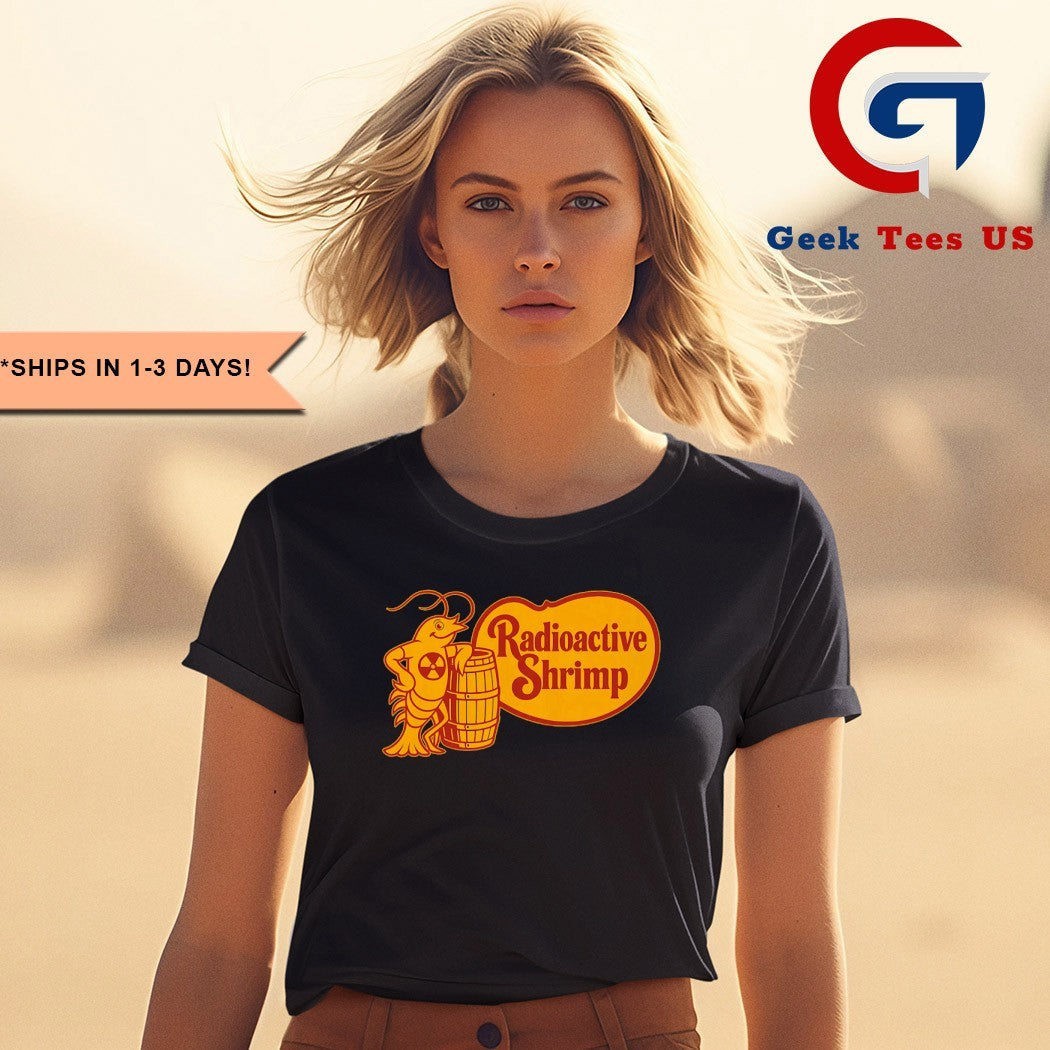 Radioactive Shrimp Barrel X Cracker Barrel logo shirt
