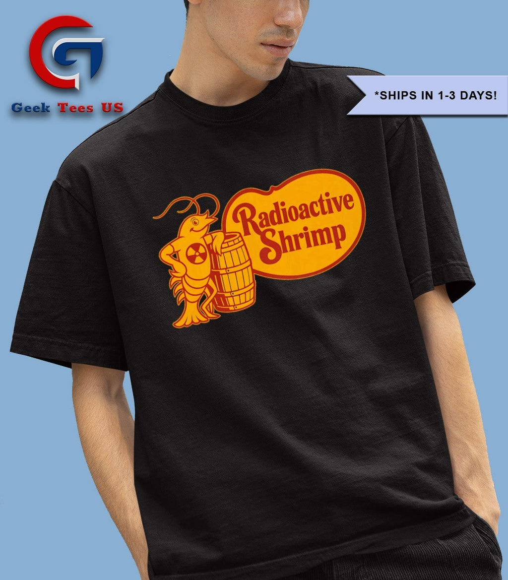 Radioactive Shrimp Barrel X Cracker Barrel logo shirt