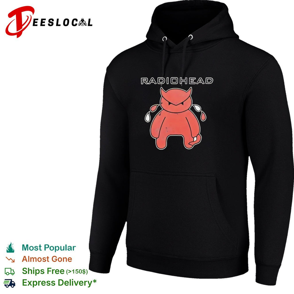 Radiohead Distressed Crying Devil Character shirt