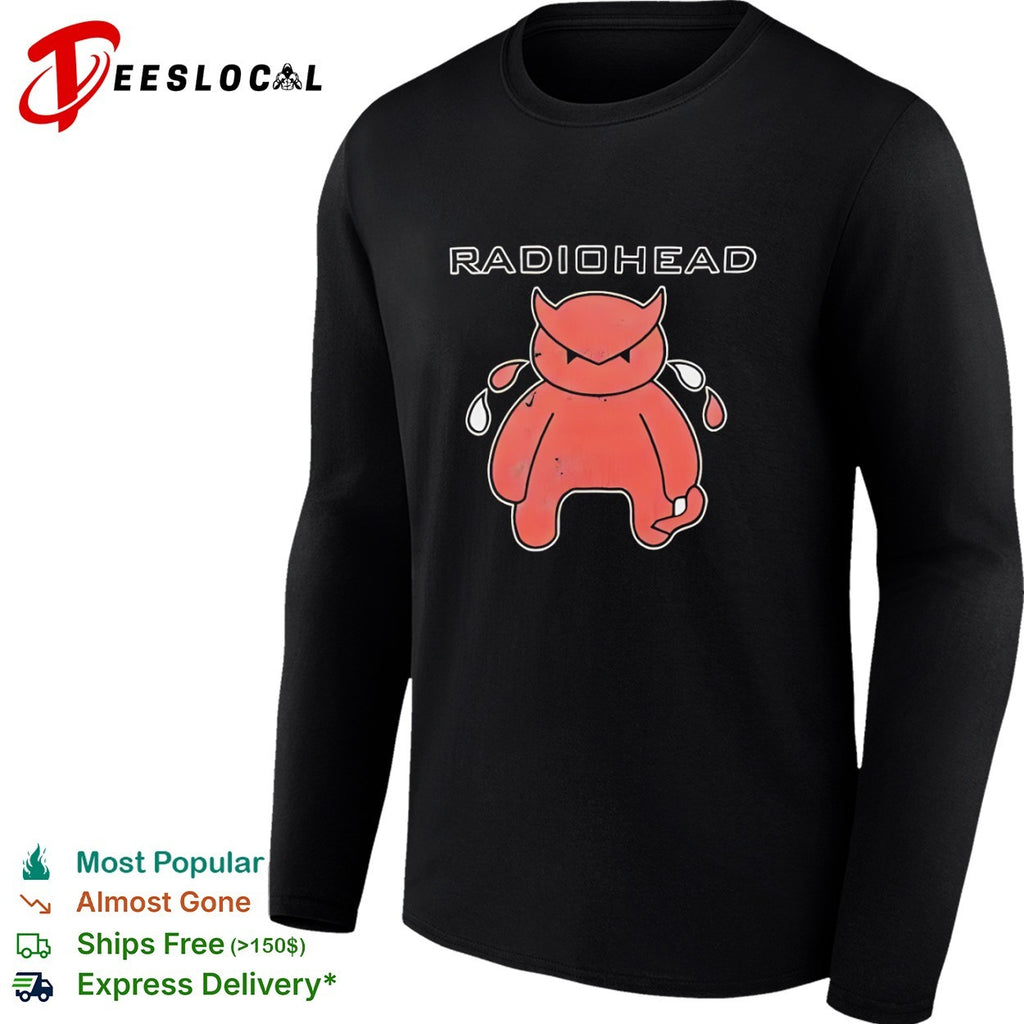 Radiohead Distressed Crying Devil Character shirt