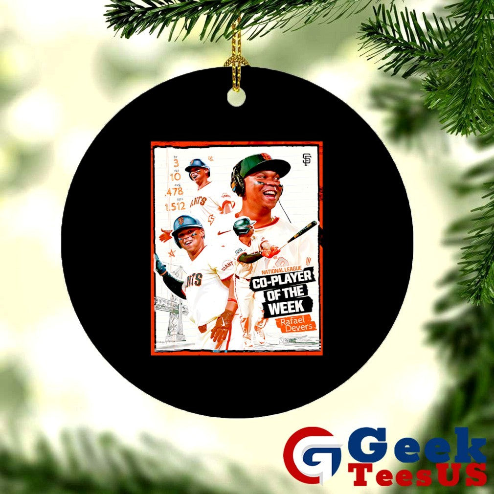 Rafael Devers San Francisco Giants National League Co Player of the Week shirt