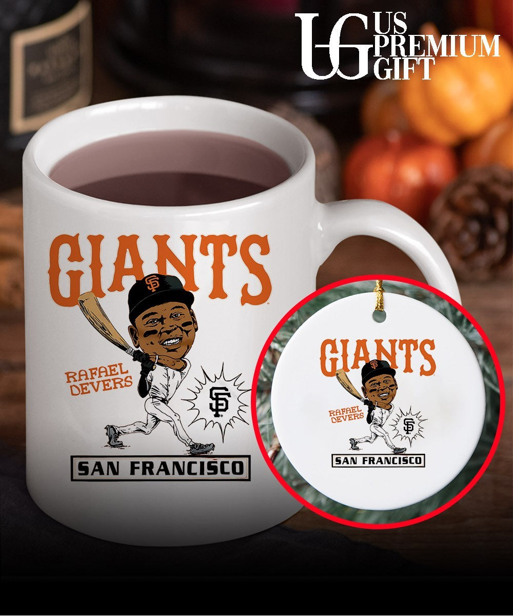 Rafael Devers San Francisco Giants baseball caricature signature shirt