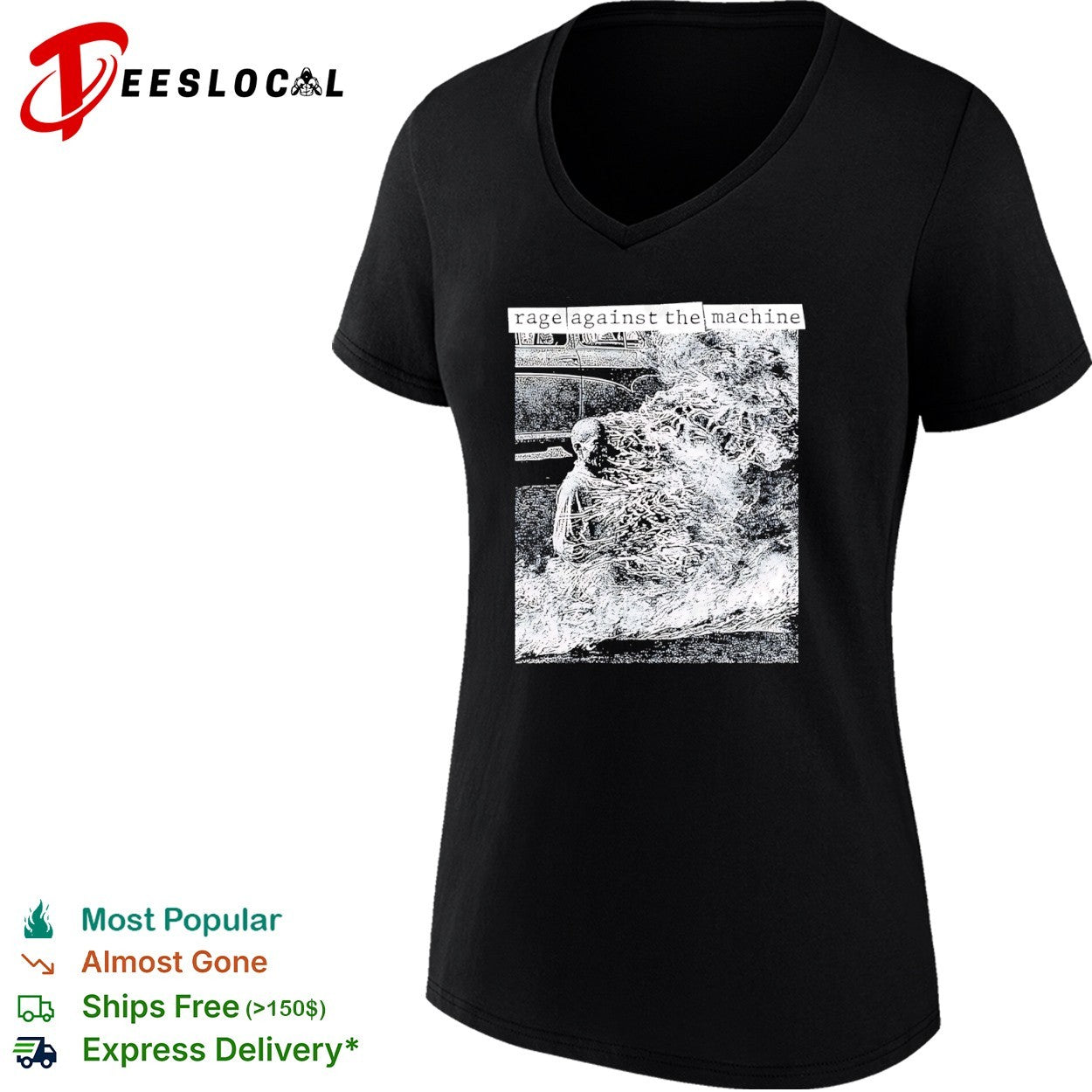 Rage Against the Machine Self-Titled Album Cover shirt
