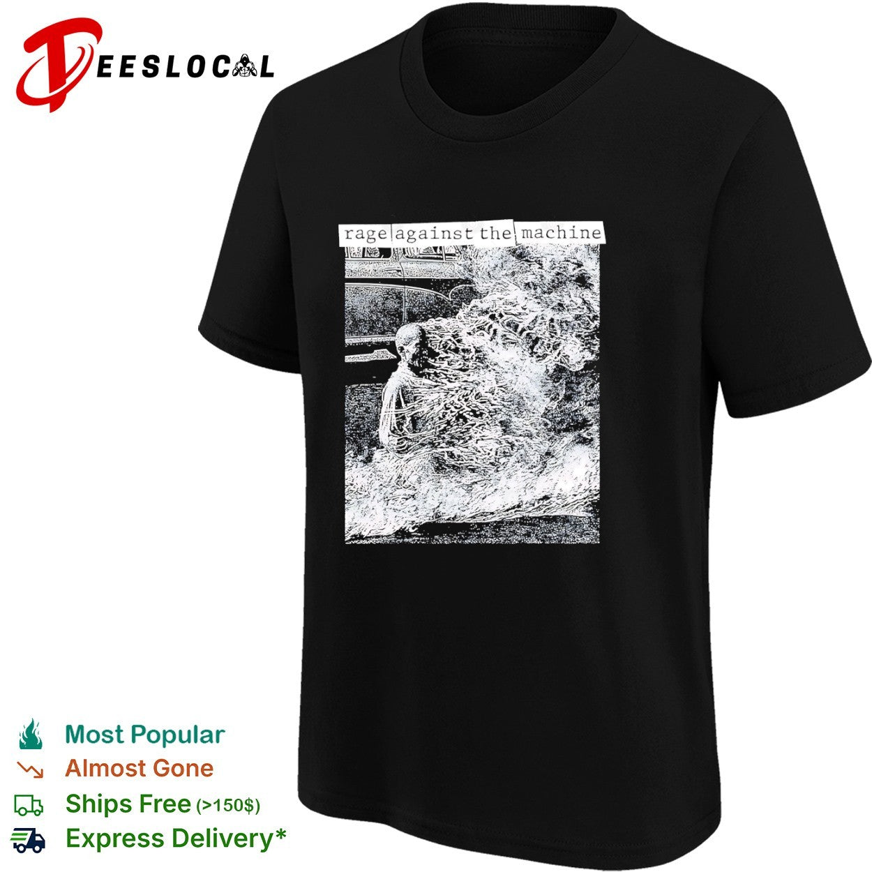 Rage Against the Machine Self-Titled Album Cover shirt