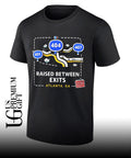 Raised between exits Atlanta shirt