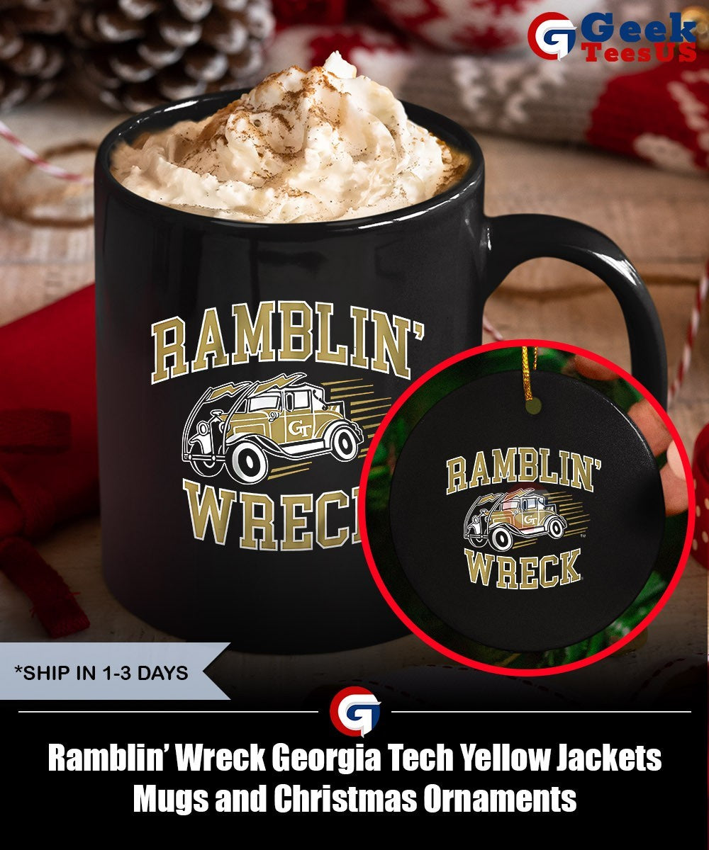 Ramblin’ Wreck Georgia Tech Yellow Jackets shirt