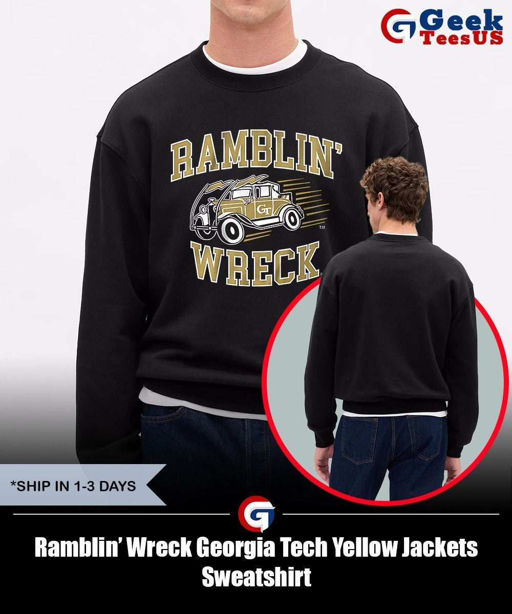 Ramblin’ Wreck Georgia Tech Yellow Jackets shirt