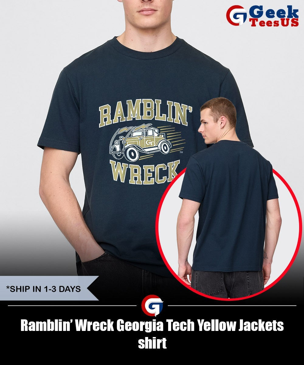 Ramblin’ Wreck Georgia Tech Yellow Jackets shirt