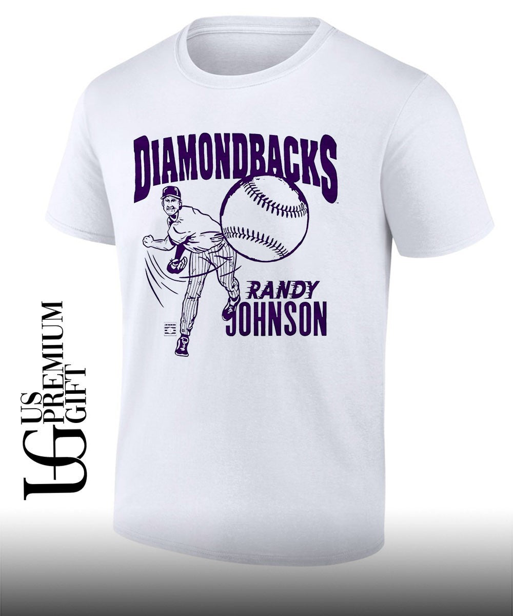 Randy Johnson Arizona Diamondbacks baseball Cooperstown Collection signature shirt