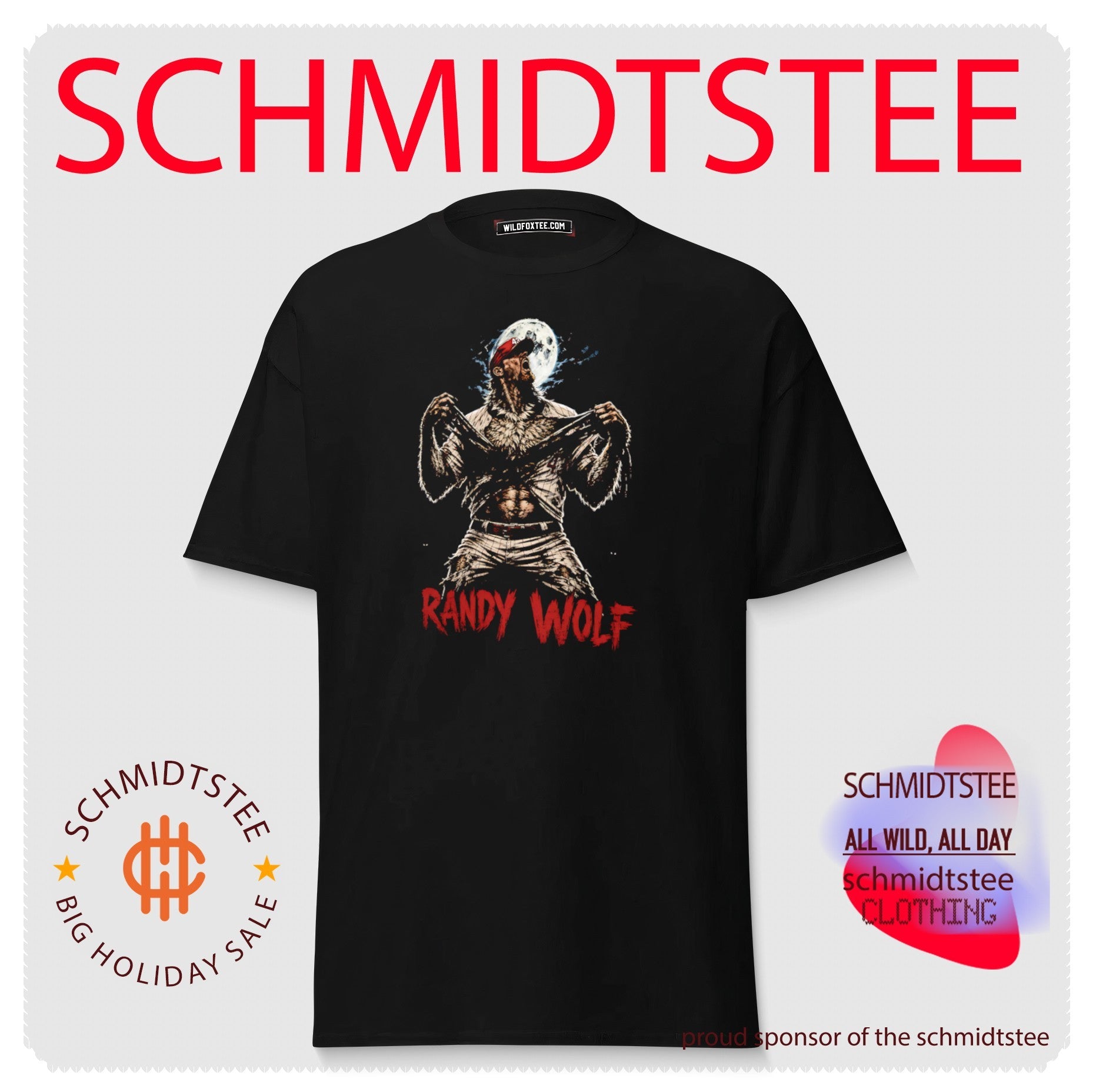 Randy Wolf Werewolf Philadelphia Phillies Moon Transformation shirt