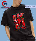 Rashee Rice wearing Kansas City RR-X-JET graphic shirt