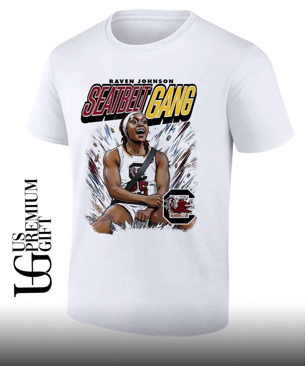 Raven Johnson Seatbelt Gang South Carolina Gamecocks Women’s basketball shirt
