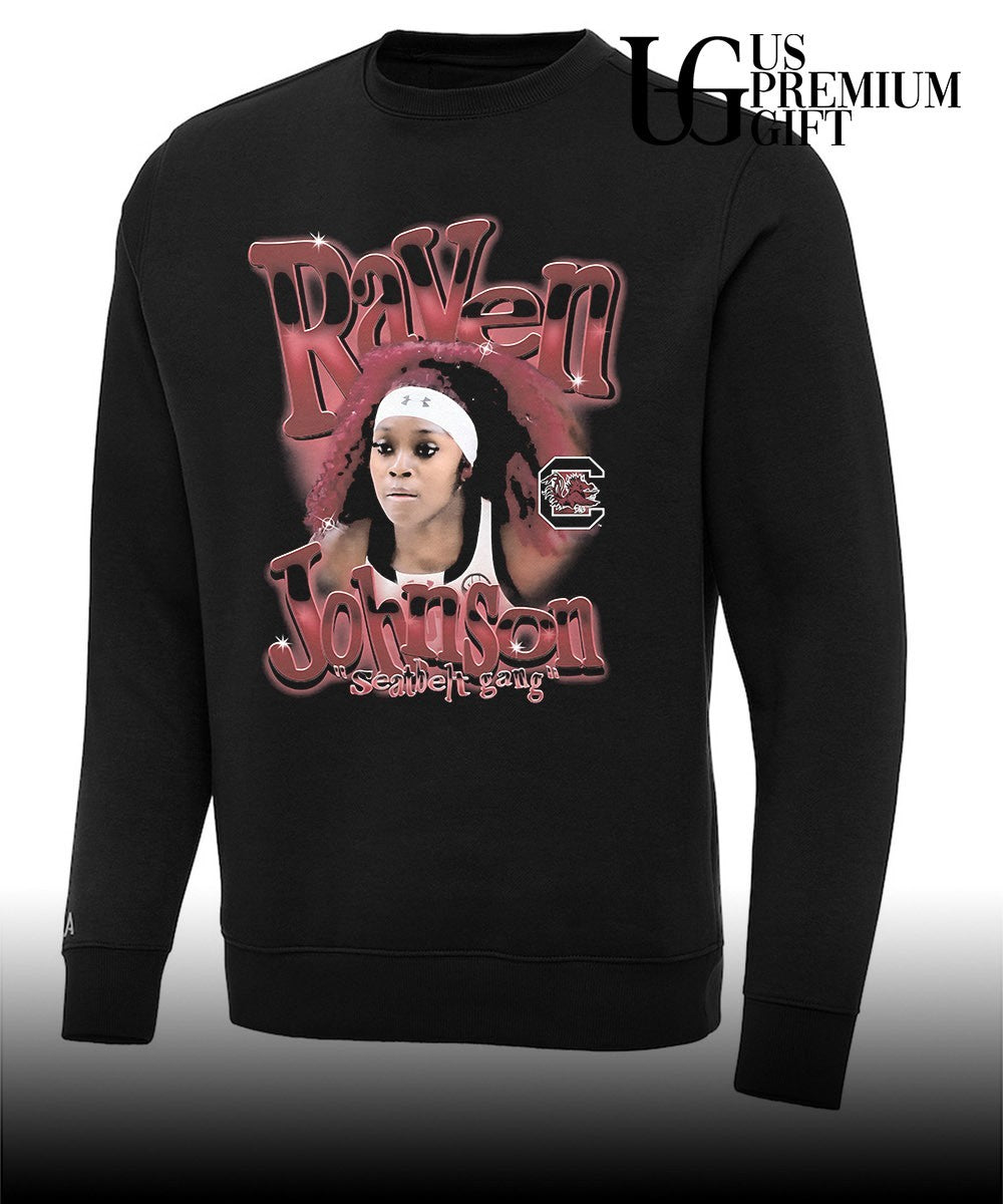 Raven Johnson South Carolina Gamecocks WNBA Seatbelt gang shirt