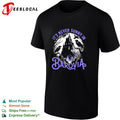 Ravens perching on gothic castle its never sunny in barovia dnd parody shirt