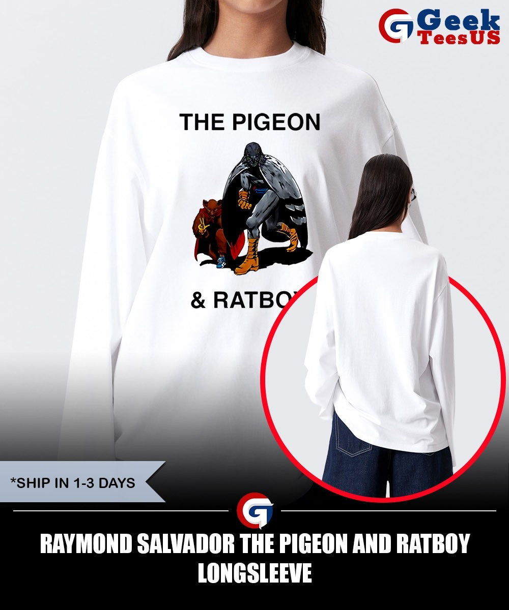 Raymond Salvador the Pigeon and Ratboy shirt