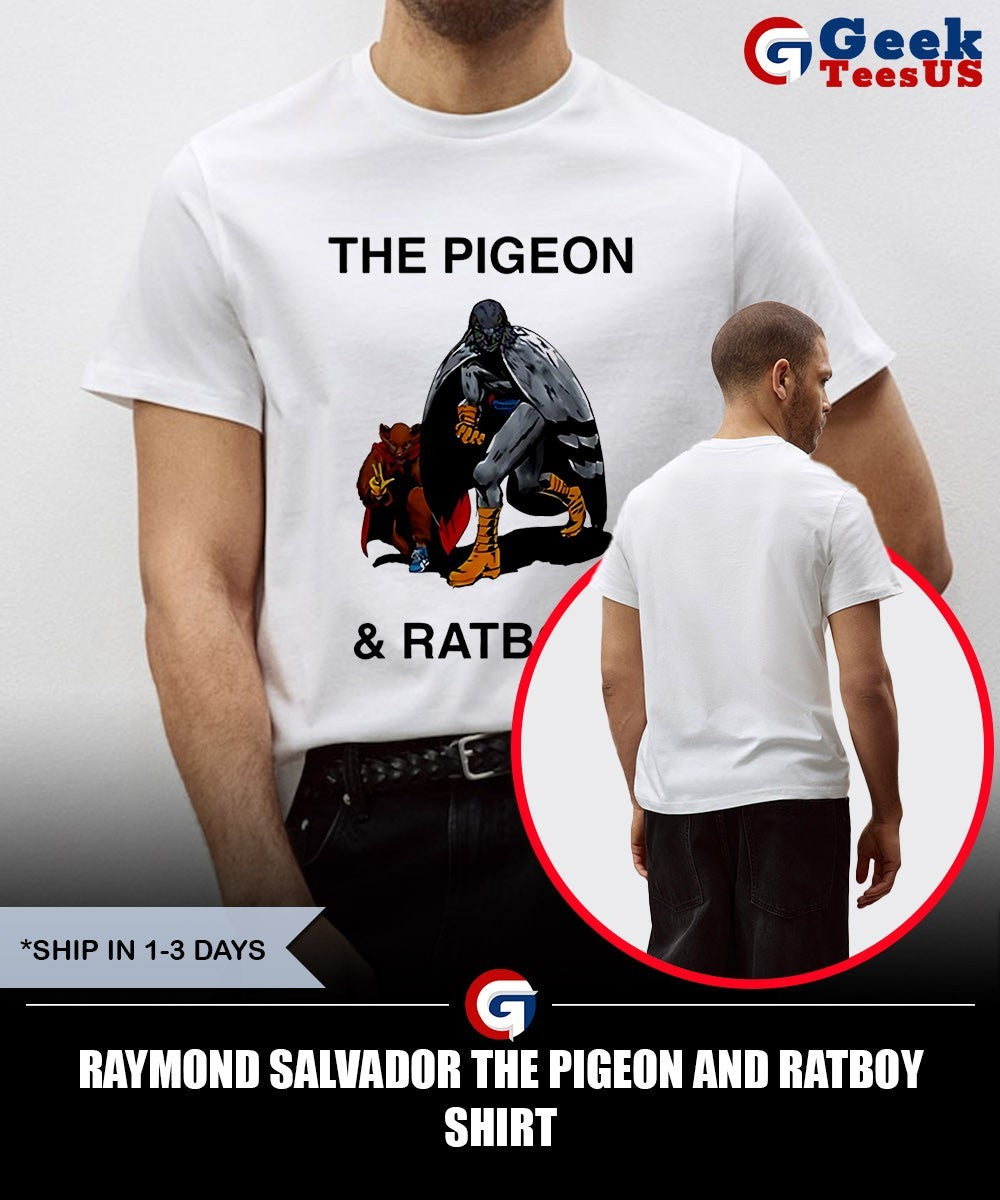Raymond Salvador the Pigeon and Ratboy shirt