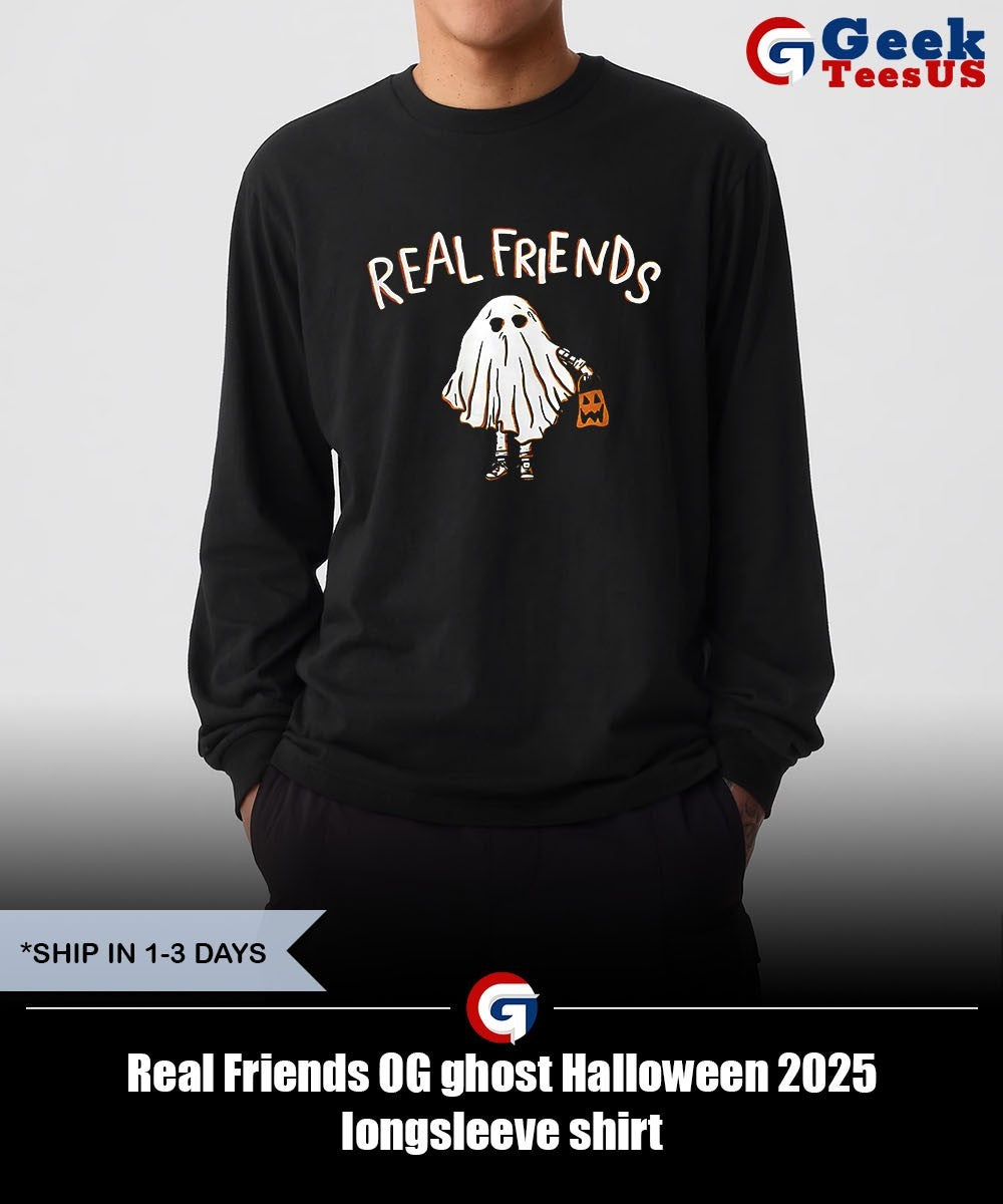 Real Friends OG ghost Halloween 2025 shirt