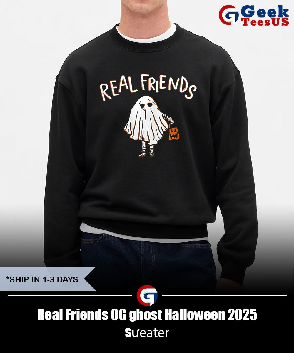 Real Friends OG ghost Halloween 2025 shirt