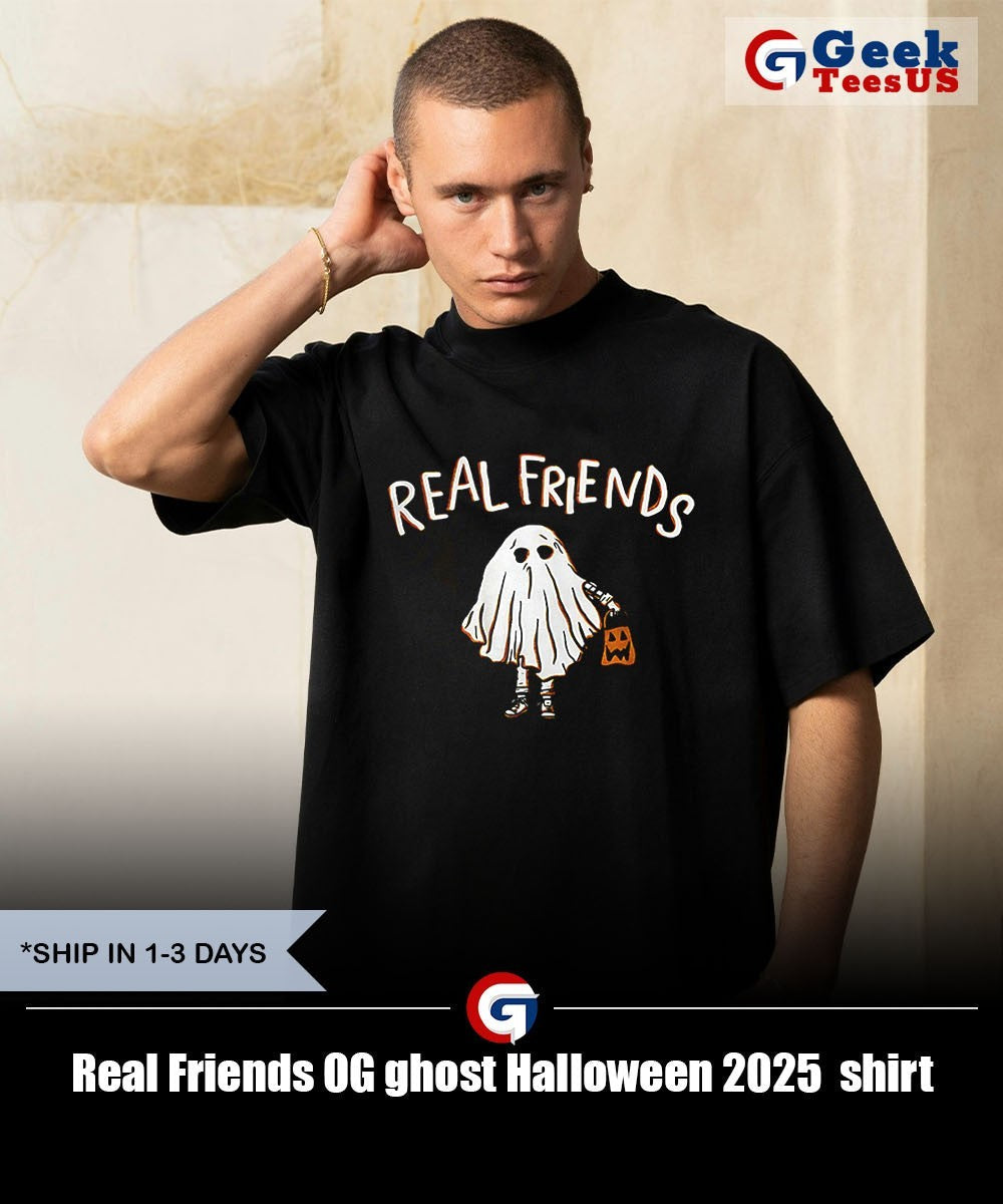 Real Friends OG ghost Halloween 2025 shirt