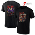 Red Hot Chili Pepppers assumption day wild hearts burn in bright color shirt