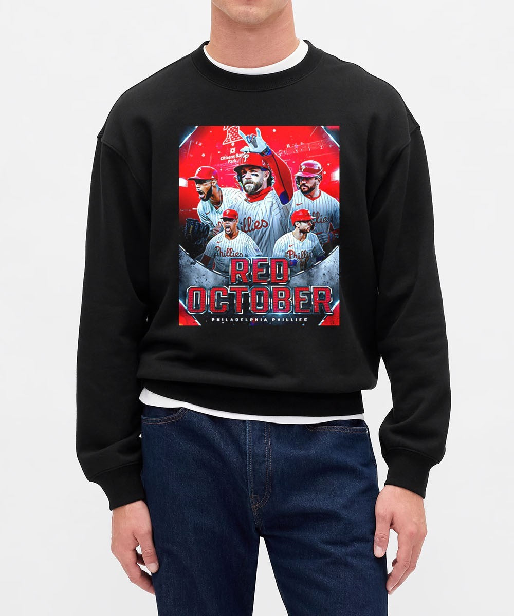 Red October Philadelphia Phillies For The 4th Straight Year poster shirt