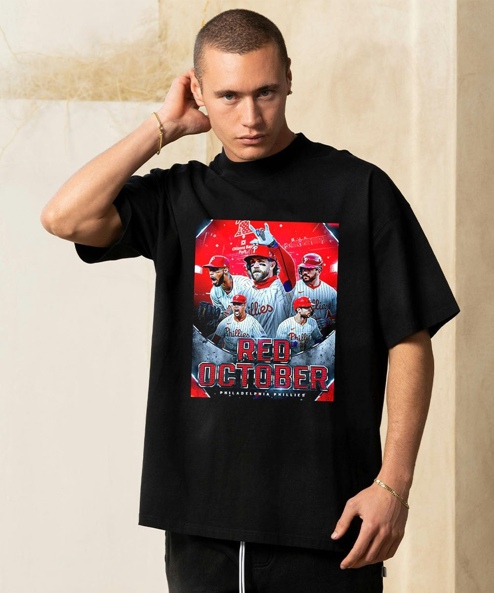 Red October Philadelphia Phillies For The 4th Straight Year poster shirt