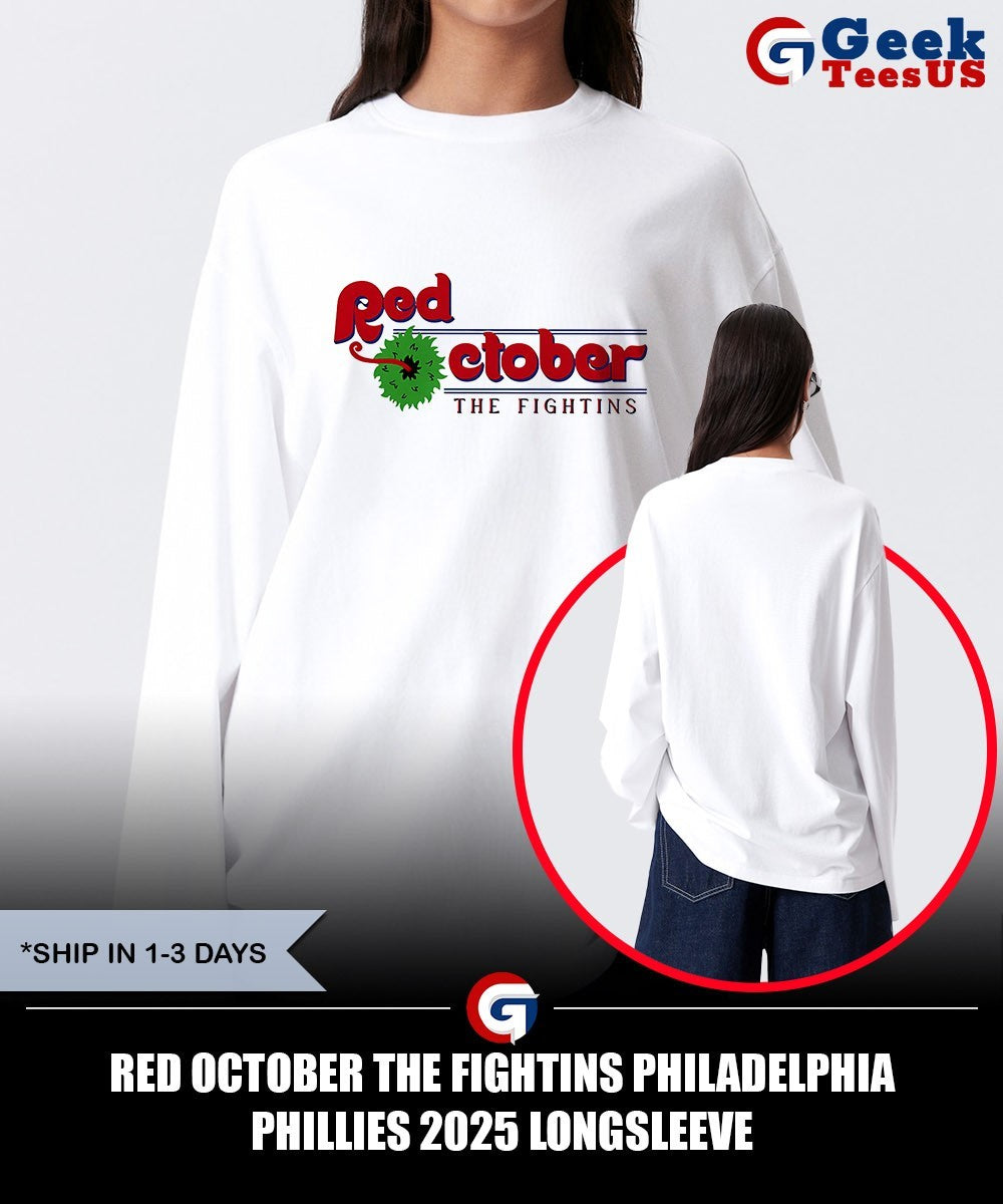 Red October The Fightins Philadelphia Phillies 2025 shirt