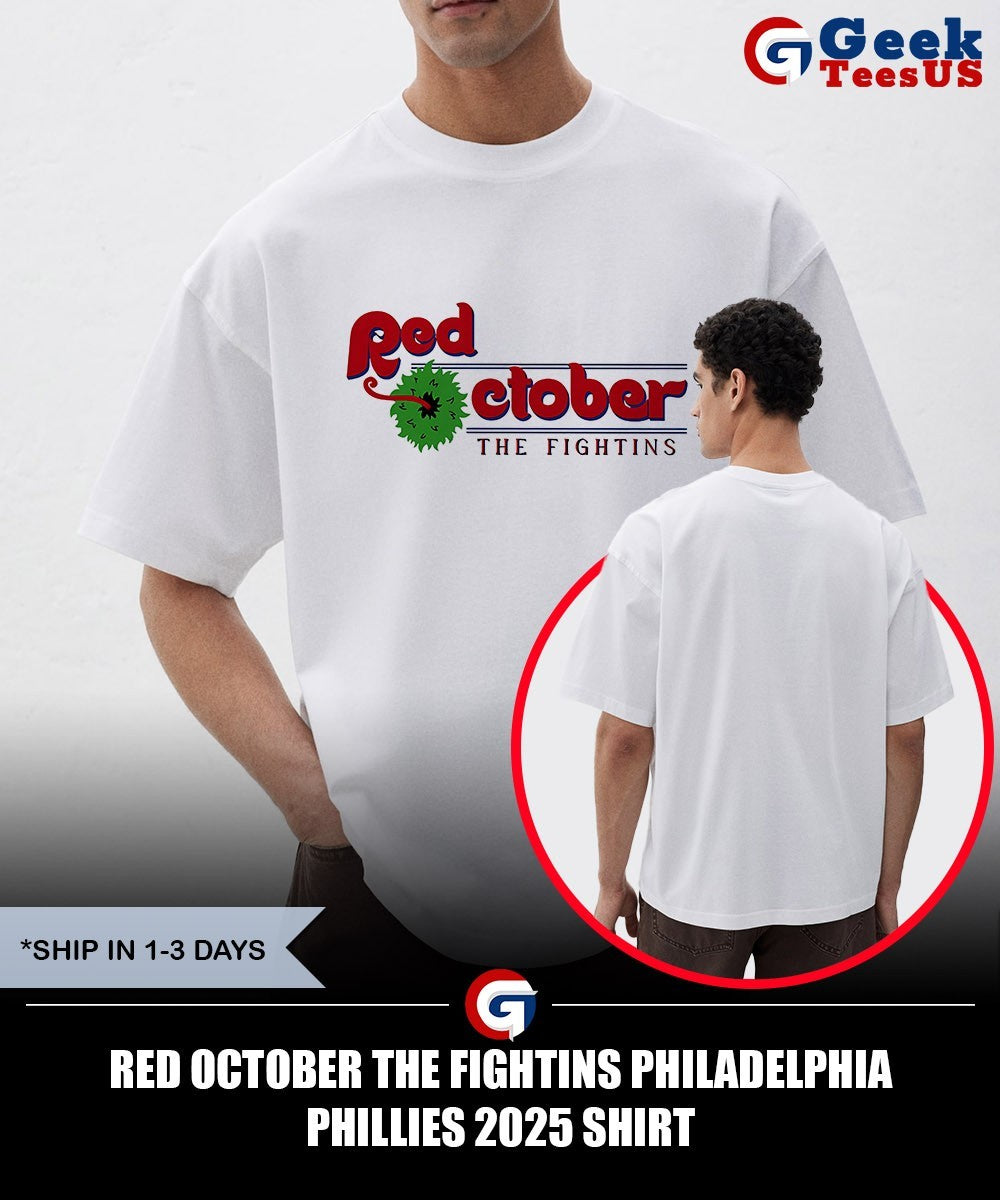 Red October The Fightins Philadelphia Phillies 2025 shirt